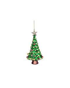 Gisela Graham Painted Glass Christmas Tree